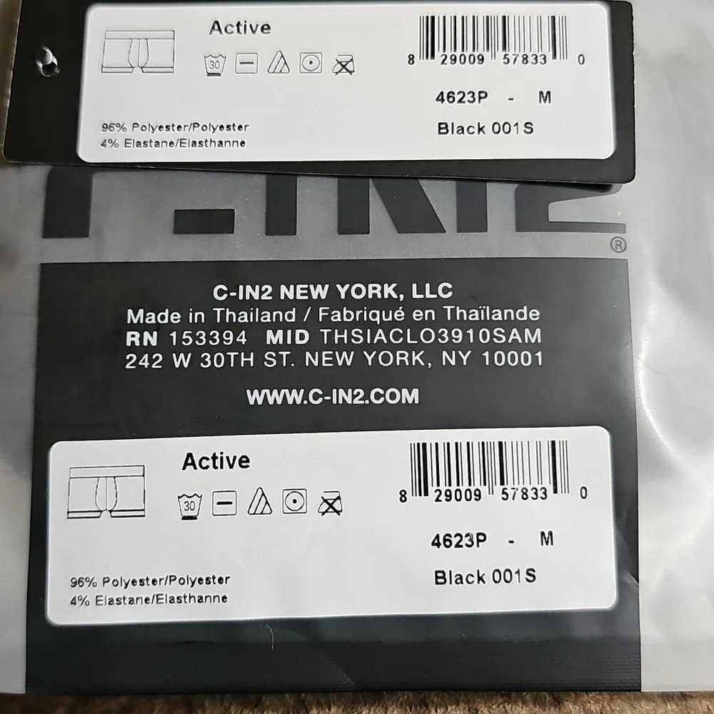 Active Black Boxer Briefs Athletic Fit